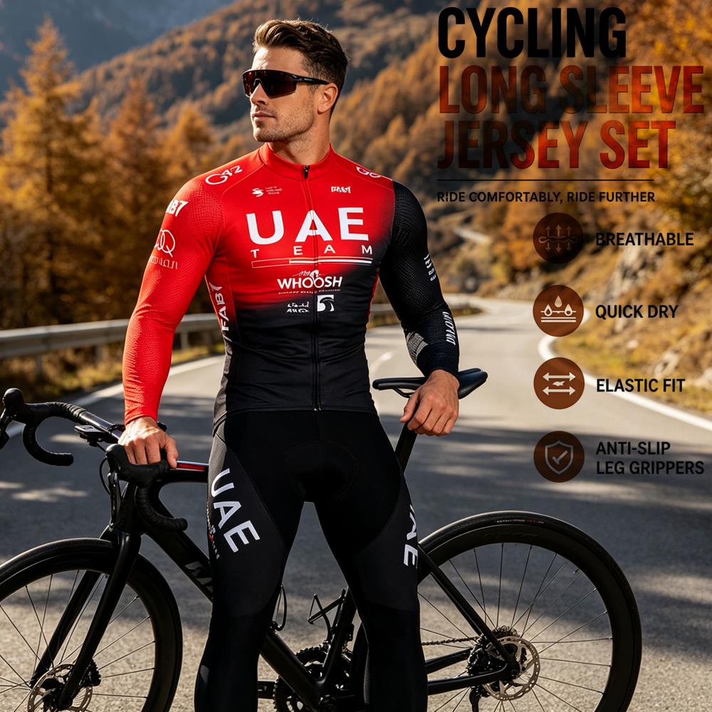 Summer Clothing Men Sale - Spring Summer Long Sleeve Cycling Jersey