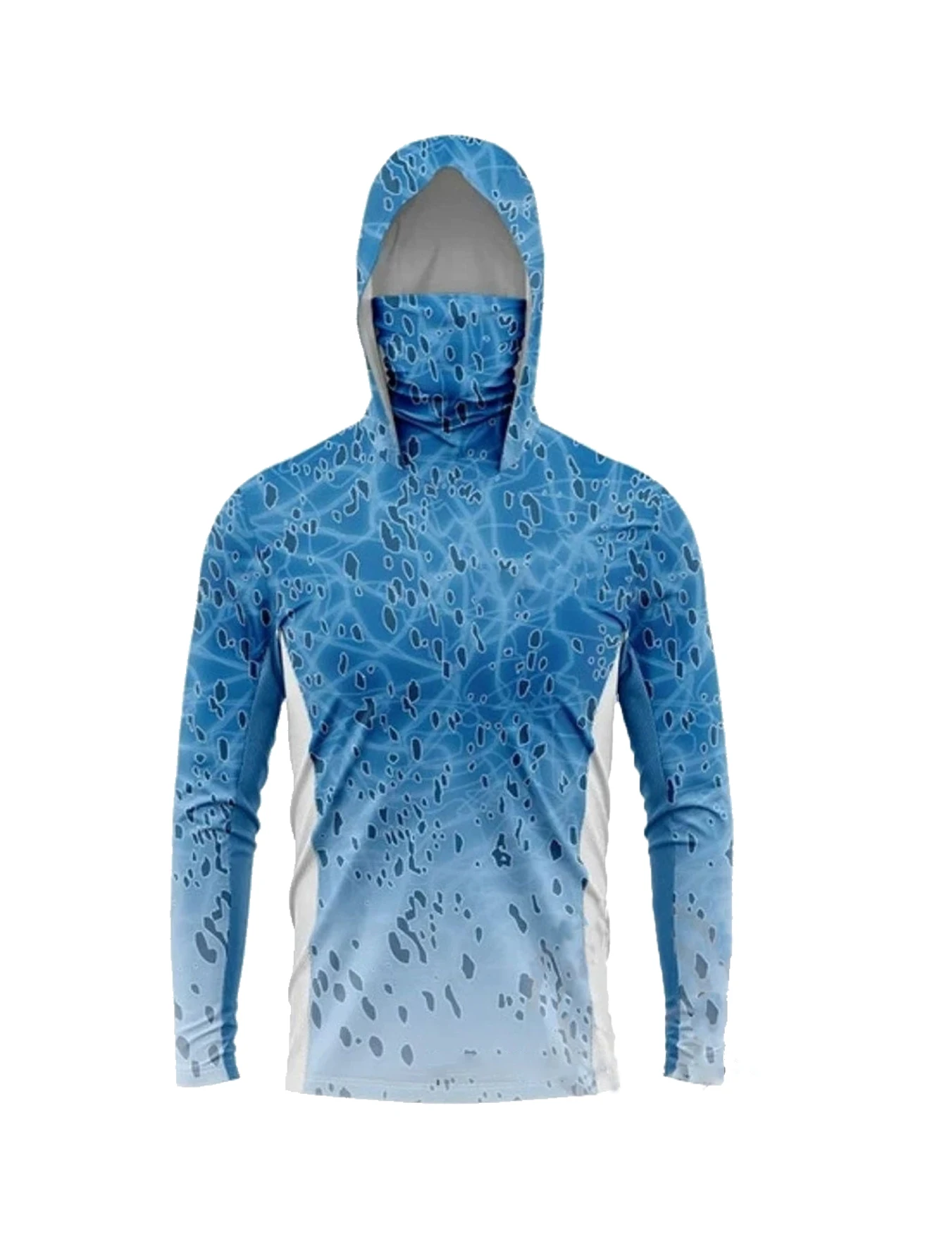Summer Clothing Trend - Men Long Sleeve Fishing Hoodie Mask