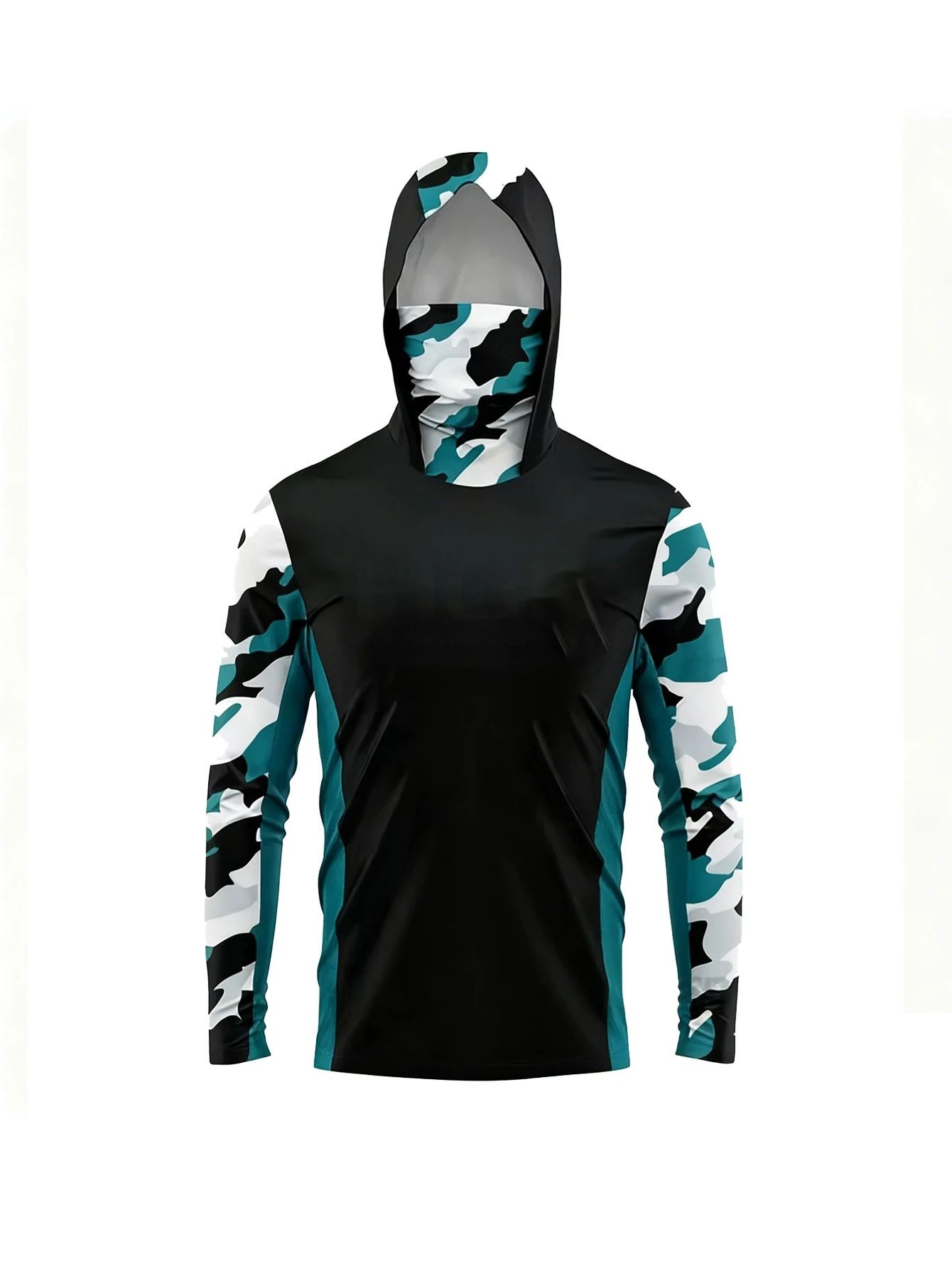 Outdoor Men Fishing Hooded Shi - огляд і ціна Summer Clothing Trend