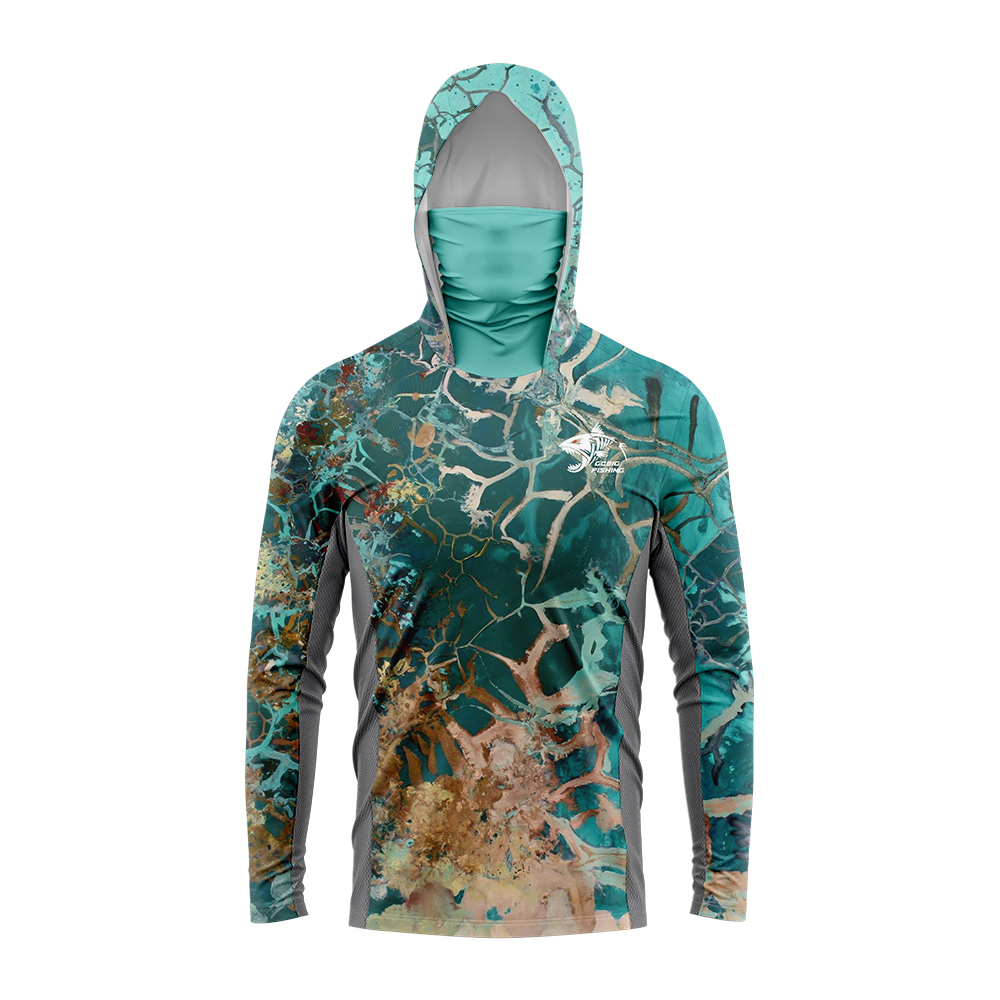UPF50+ Hooded Fishing Shirt Bu - огляд і ціна Summer Clothing Trend