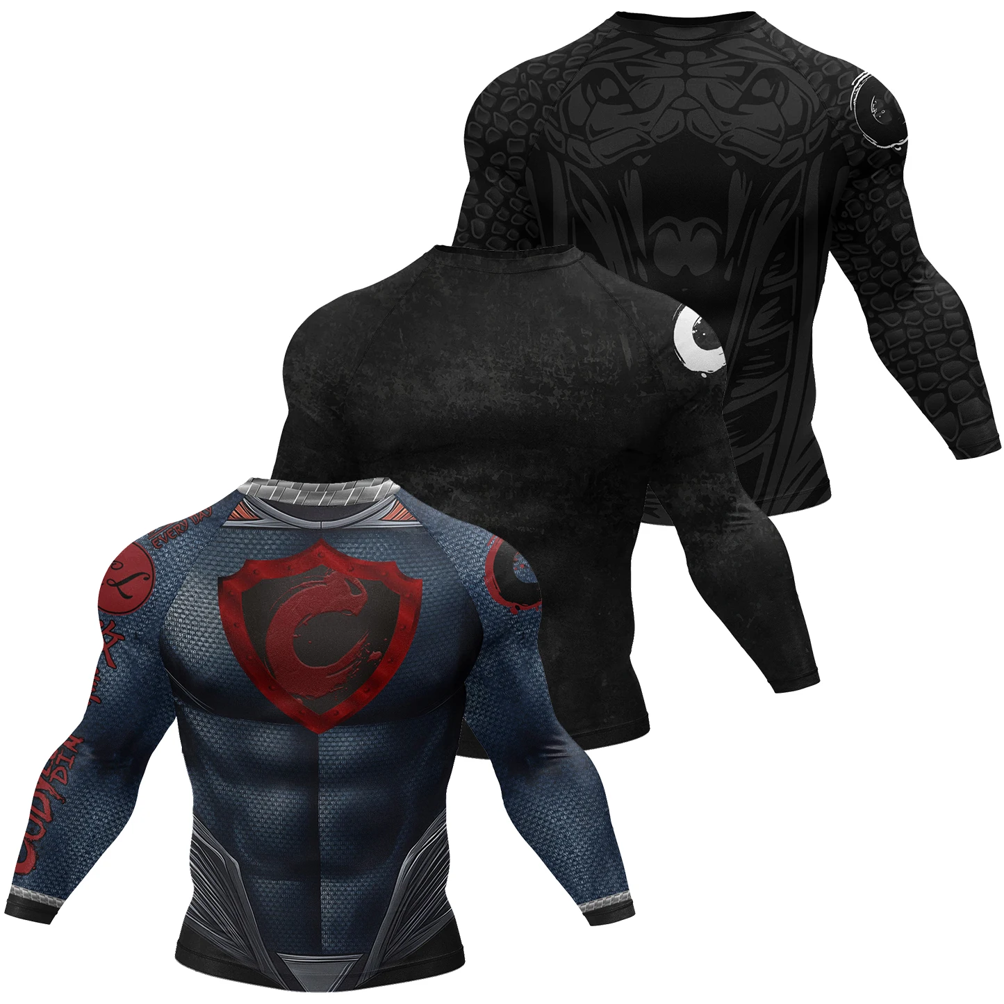 Men Cody Lundin MMA T-shirt 3D - огляд і ціна Rash Guard Long Sleeve