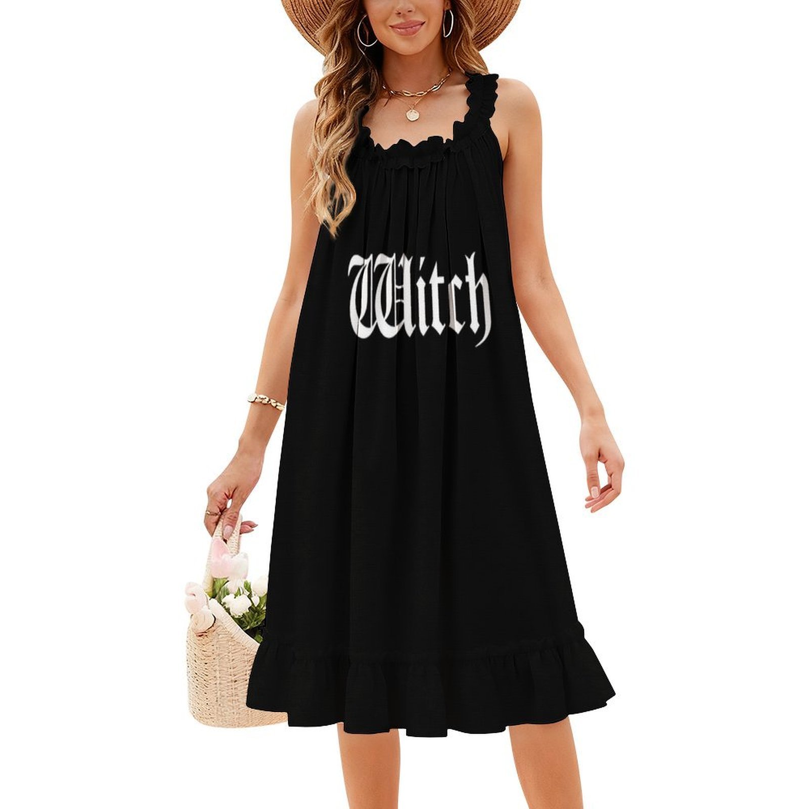 Witch Bohemian Sleeveless Dres - огляд і ціна Summer Vacation Clothing Women