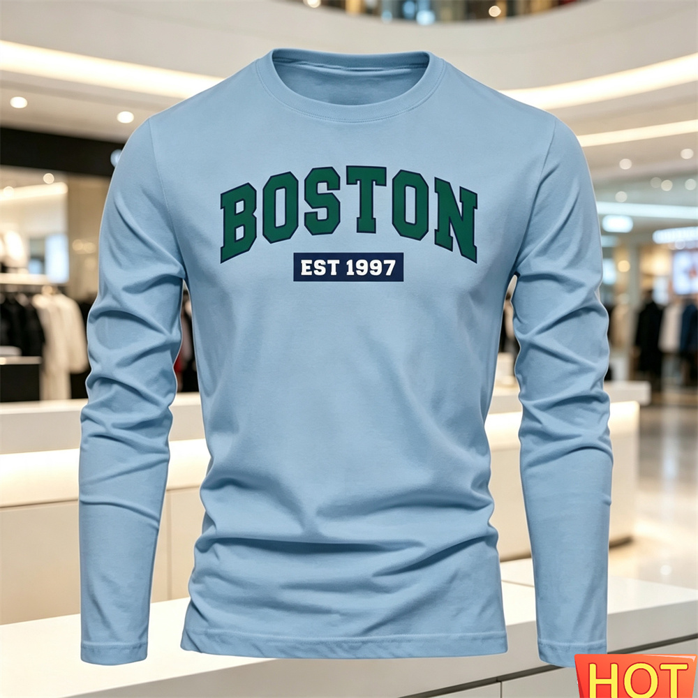 Autumn Summer Men's long sleev - огляд і ціна Summer Clothing Y2K