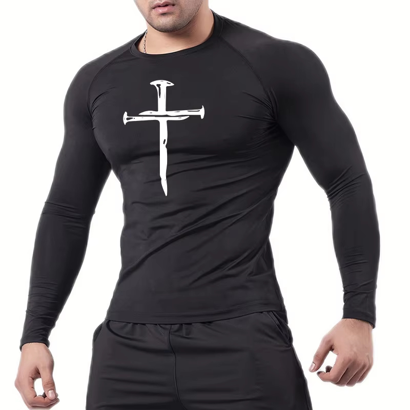 Christian Workout Compression  - огляд і ціна Rash Guard Long Sleeve