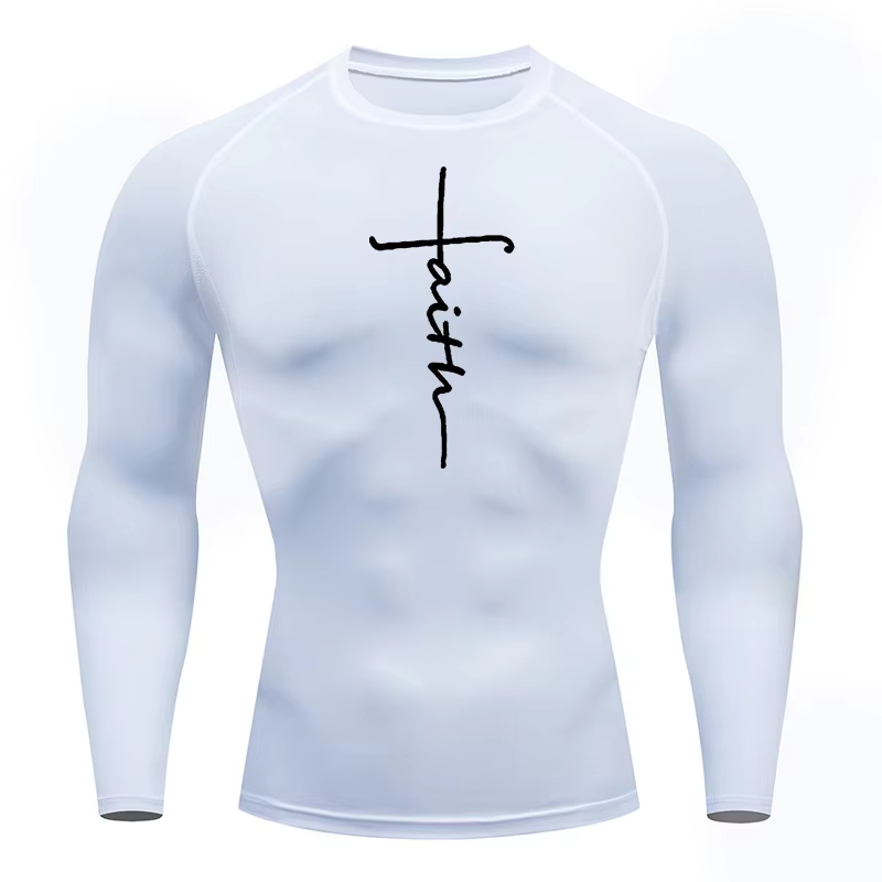 Christian Workout Compression  - огляд і ціна Rash Guard Long Sleeve