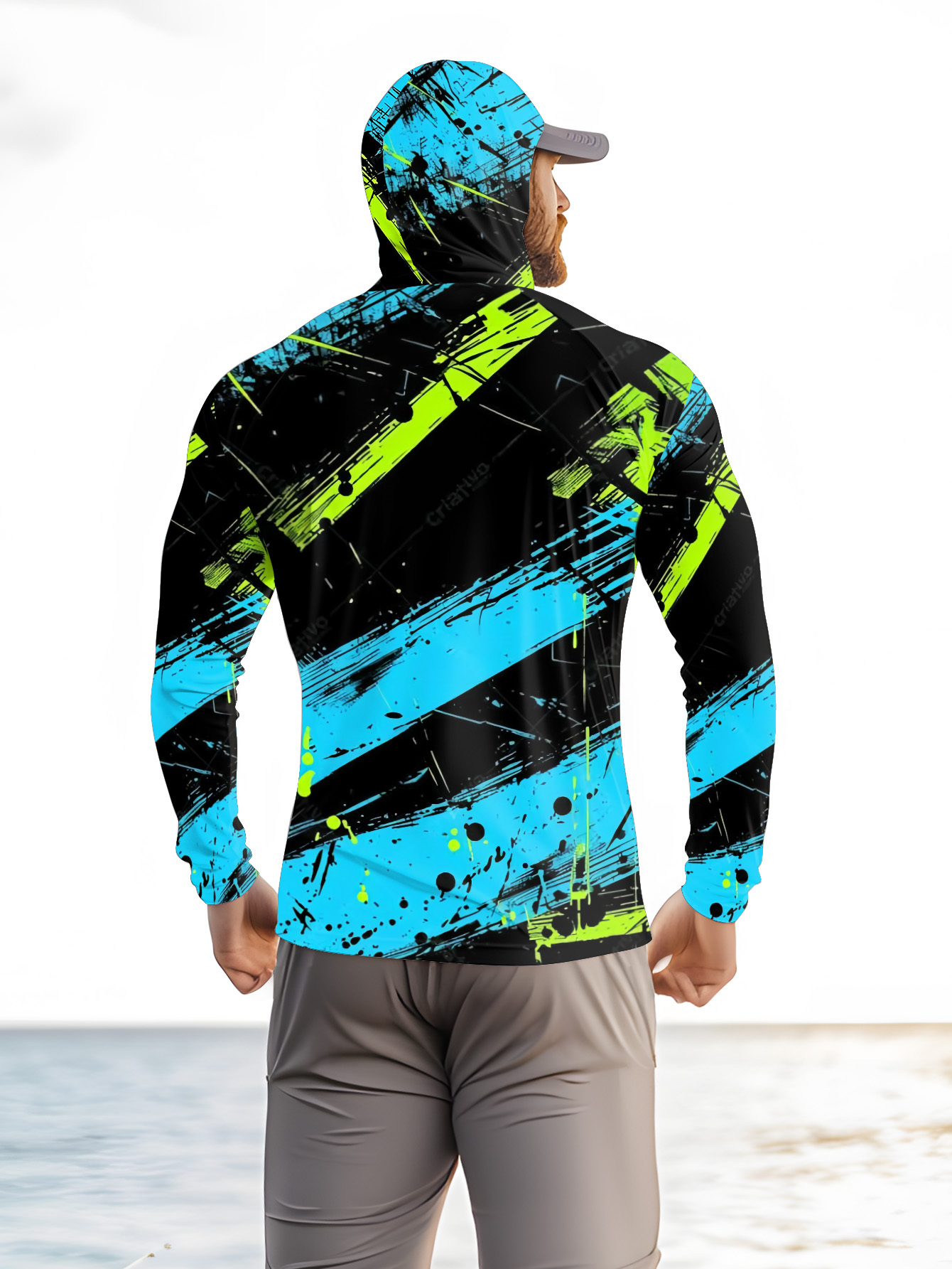 Fishing Hoodie Men Long Sleeve - огляд і ціна Rash Guard Long Sleeve