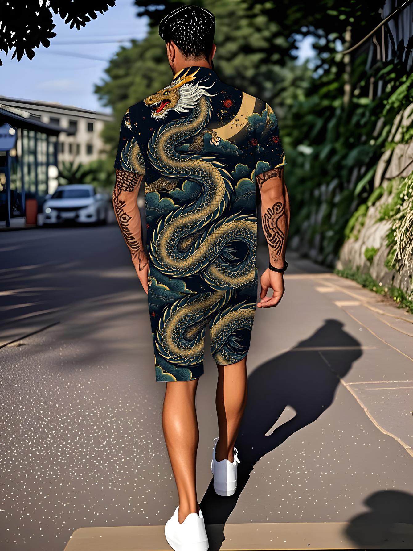 Men's Shirt Sets 2026 Spring/S - огляд і ціна Summer Clothing Y2K