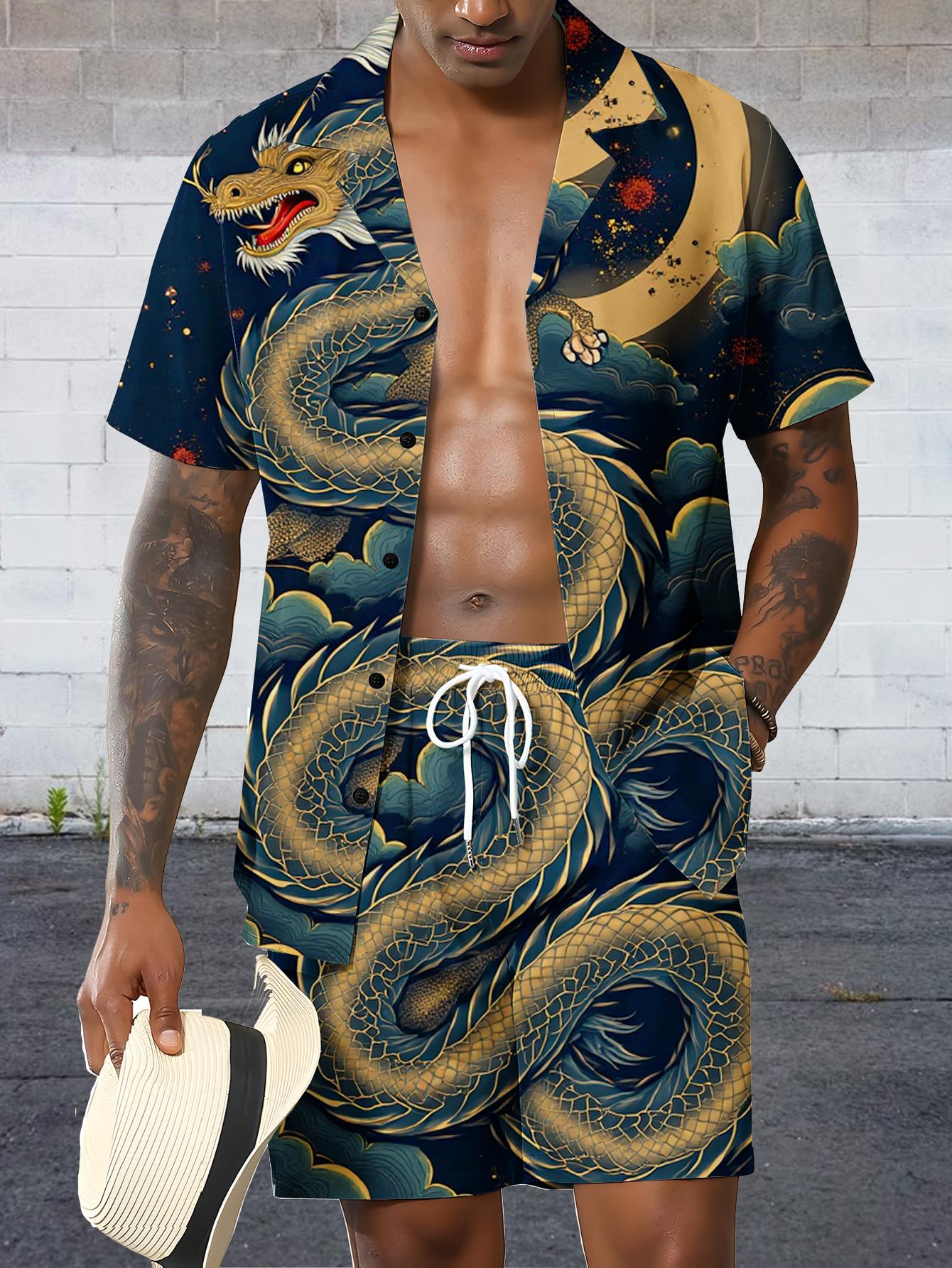 Men's Shirt Sets 2026 Spring/S - огляд і ціна Summer Clothing Y2K