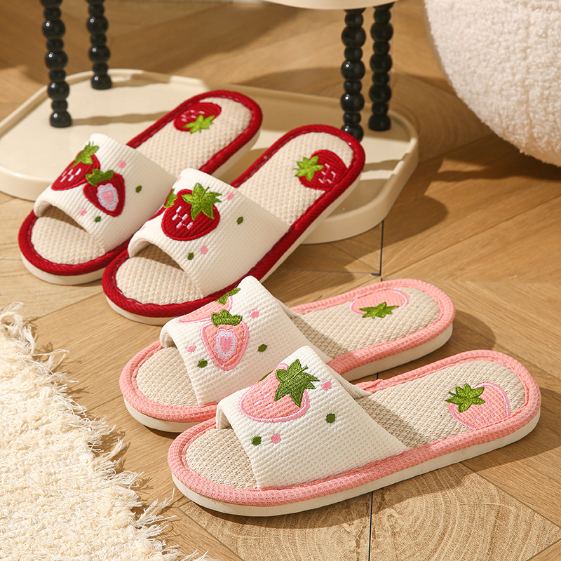 Strawberry Linen Women Slipper - огляд і ціна Summer Cloth