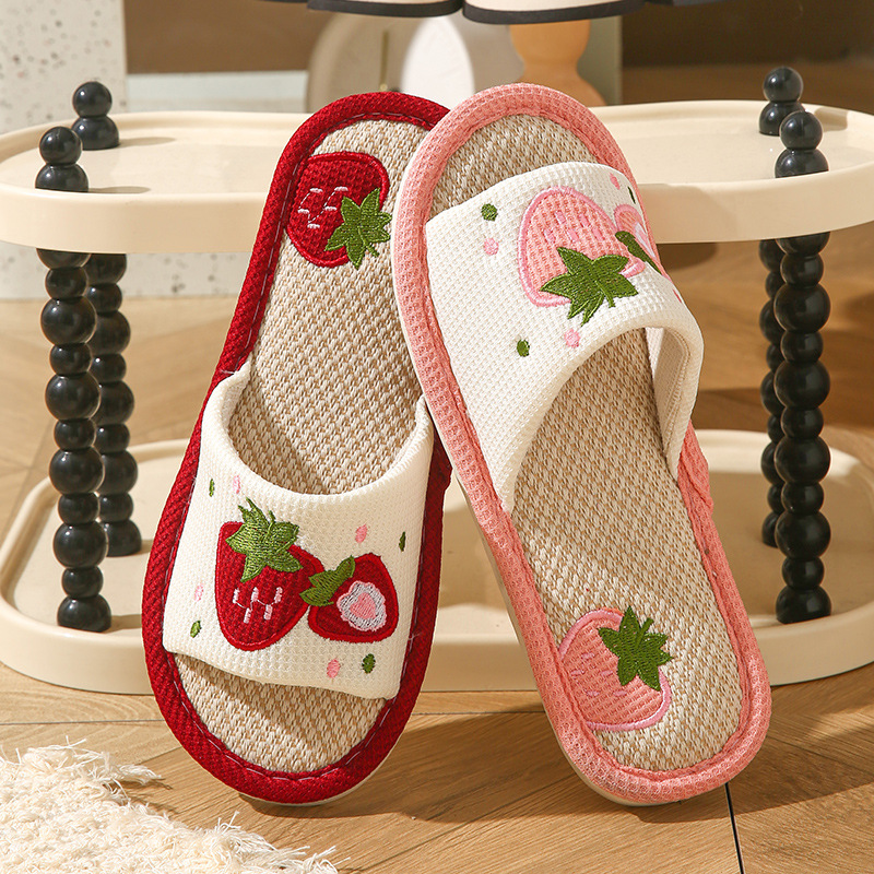 Strawberry Linen Women Slipper - огляд і ціна Summer Cloth