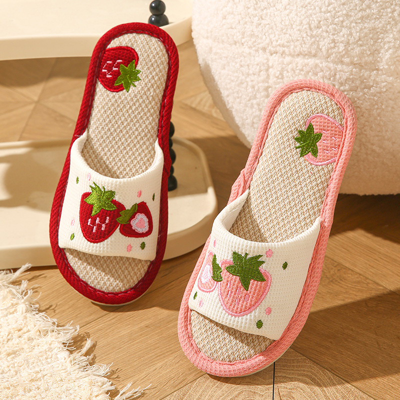 Strawberry Linen Women Slipper - огляд і ціна Summer Cloth