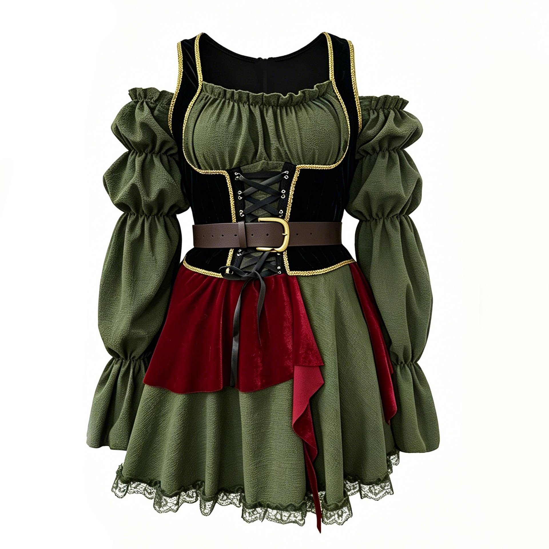 Retro Pirate Dress Women's Cos - огляд і ціна Summer Clothing List