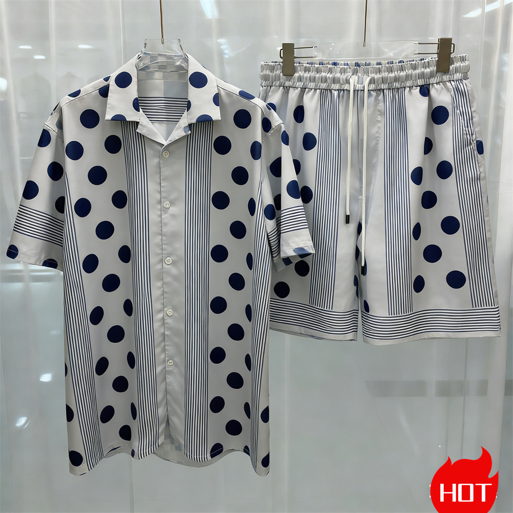 Fashion Summer Mens Shirt Suit - огляд і ціна Summer Clothing Y2K