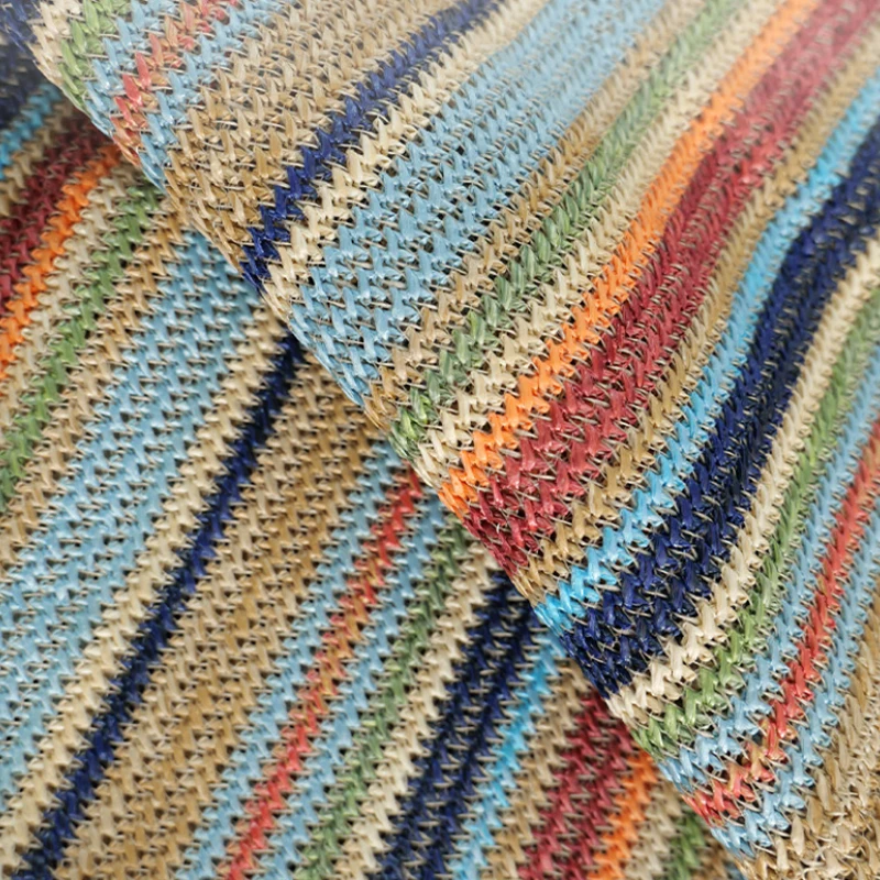 1yard Colorful Strip Pp Straw  - огляд і ціна Summer Cloth