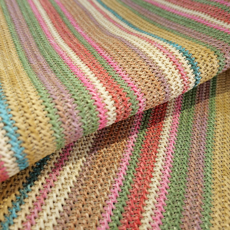 1yard Colorful Strip Pp Straw  - огляд і ціна Summer Cloth